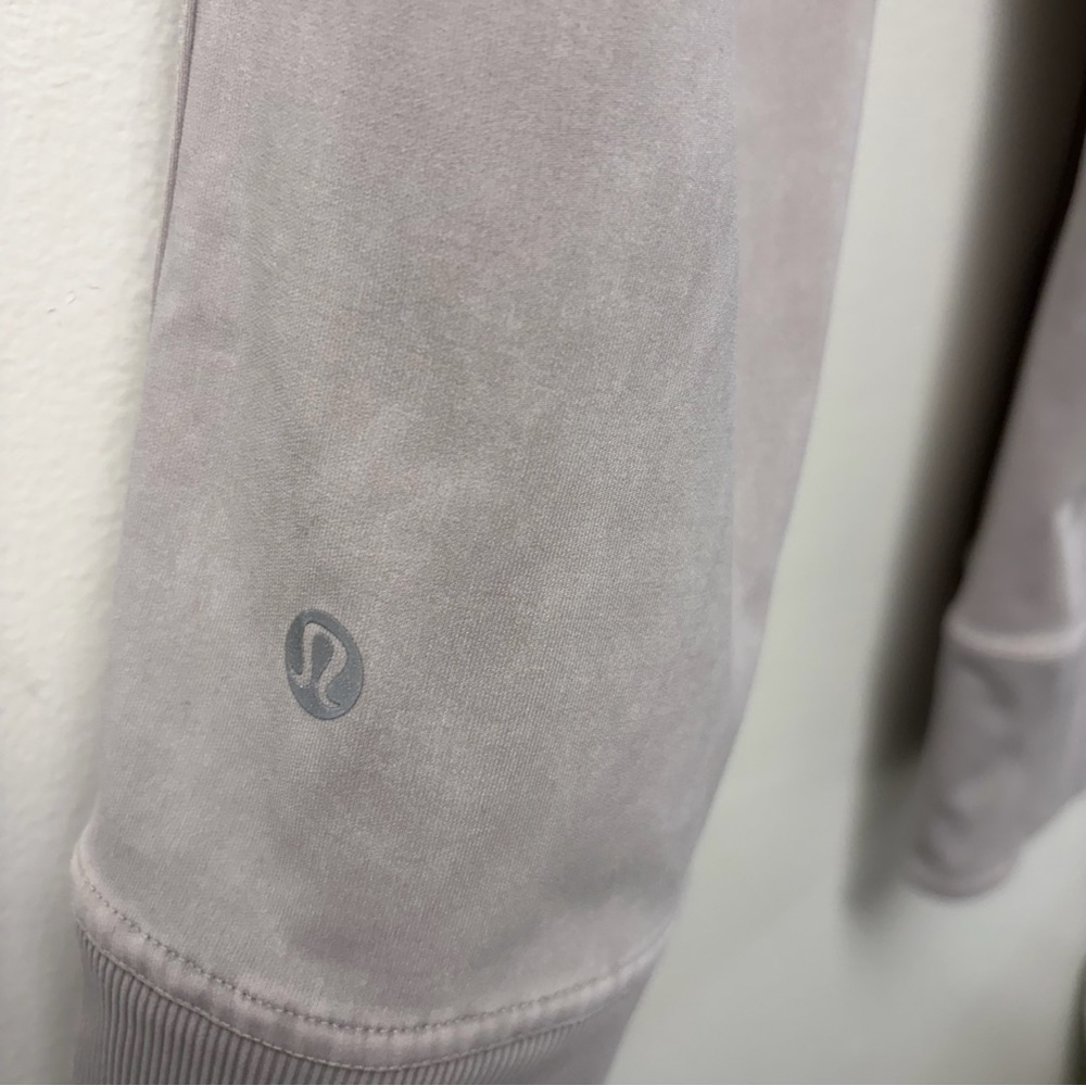 Lululemon Wunder Under Crop 23" *Ribbed Washed French Clay Size 8 - Picture 6 of 7